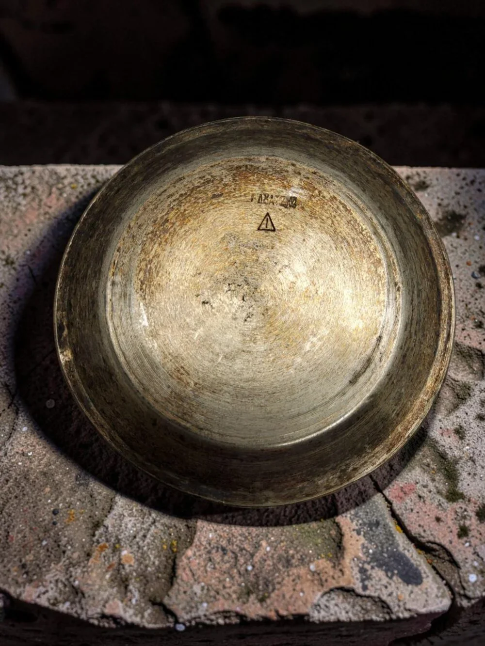 vintage 1950s-60s pewter athens greece souvenir has hallmark on back